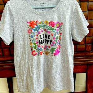 NWOT Natural Life XL live happy tshirt